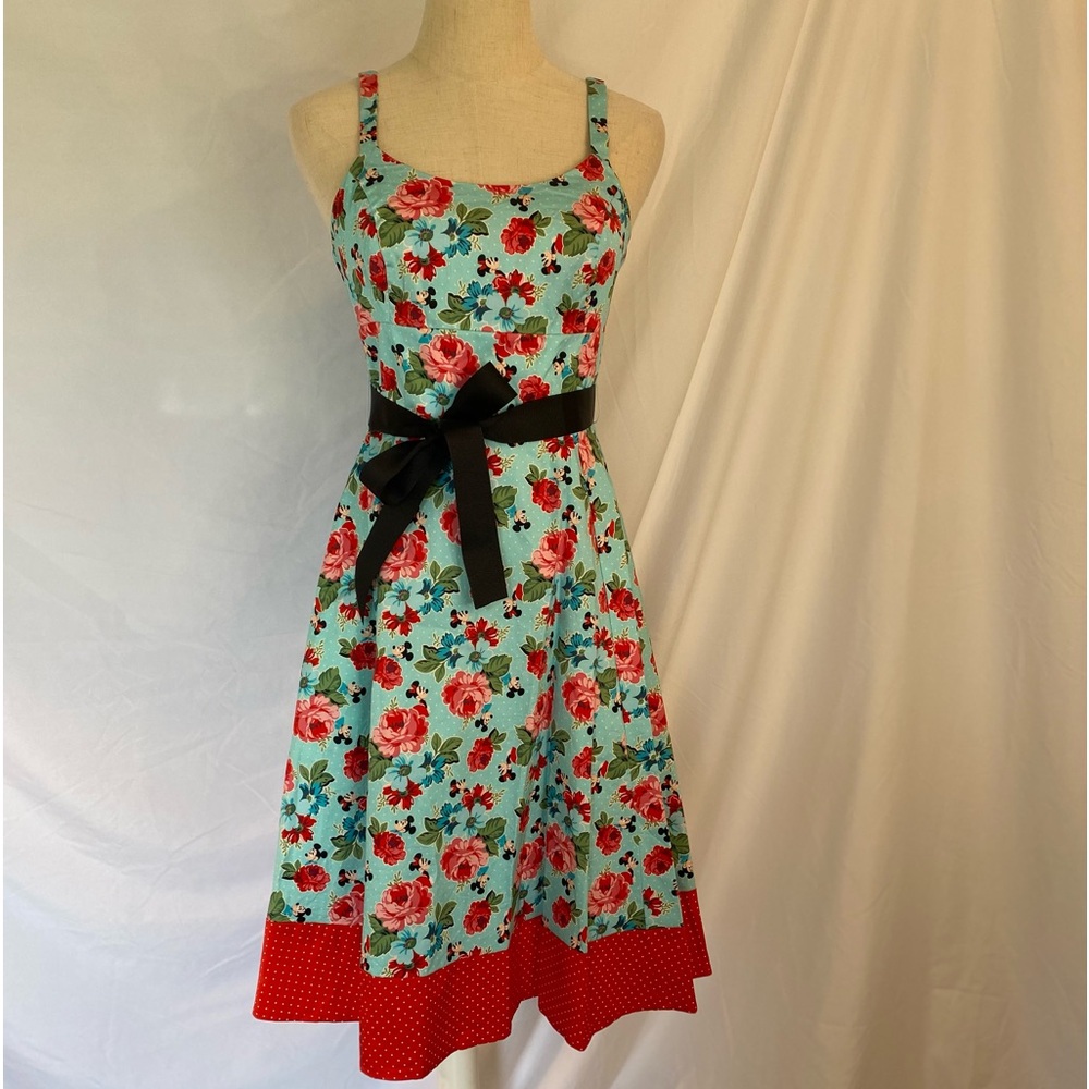 The Disney Dress Shop Minnie Mickey Floral Dress